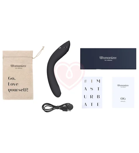 Вибратор с вакуумной стимуляцией для зоны G Womanizer OG графитовый фото 7