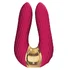 Мини-вибратор с двумя кончиками Shunga AIKO малиновый фото 1