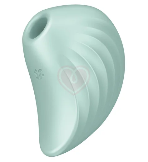 Вакуумный вибростимулятор Satisfyer Pearl Diver мятный фото 1