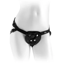 Пояс для страпона с кольцом Stay-Put Harness черный