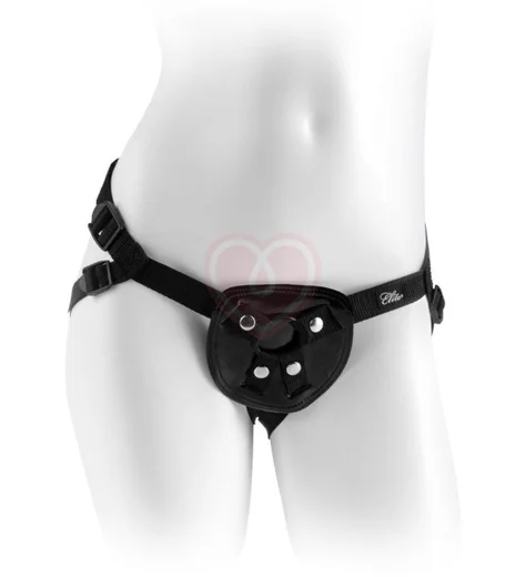 Пояс для страпона с кольцом Stay-Put Harness черный фото 1