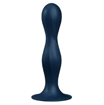 Фаллоимитатор Satisfyer Double Ball-R с внутренними шариками синий