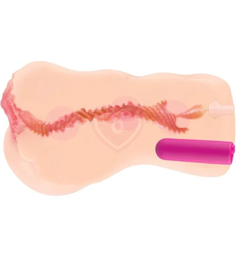 Мастурбатор вагина Kokos Onahole Edition 001 с двойным слоем и вибрацией фото 4