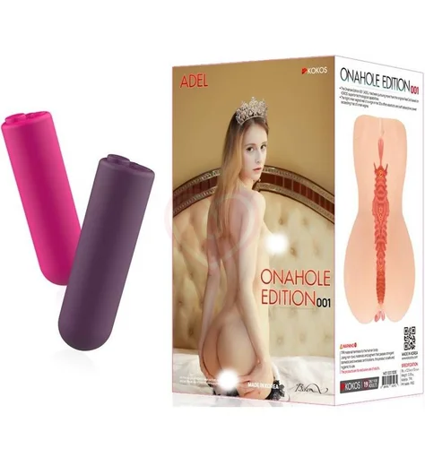 Мастурбатор вагина Kokos Onahole Edition 001 с двойным слоем и вибрацией фото 5
