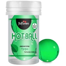 Масляный лубрикант в шариках Hot Ball Aromatic Мята