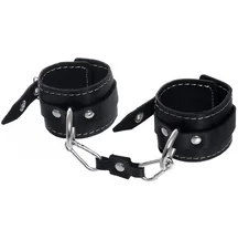 Двухслойные наручники Pecado BDSM с карабинами черные