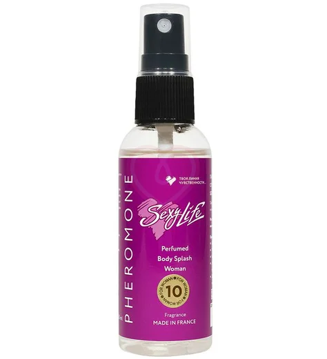 Парфюмированный спрей для тела Sexy Life №10 с феромонами для женщин 50 мл фото 1