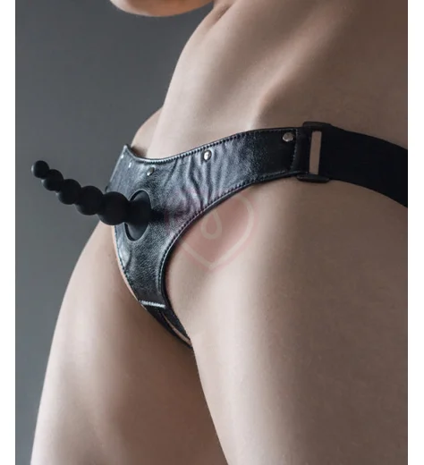 Анальный страпон No Mercy Better One Size черный фото 1