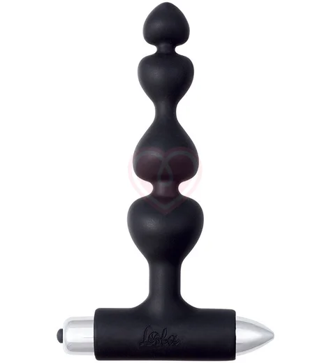 Анальная ёлочка с вибропулей Spice It Up New Edition Excellence чёрная фото 1