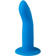 Светящийся в темноте фаллоимитатор Techno Neon Driver 12 см синий