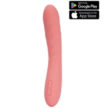 Вибратор с пульсацией Svakom Ava Neo и управлением от приложения персиковый