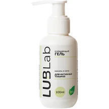 Очищающий эко-гель для интимных игрушек LUBLab с ароматом ванили и мяты