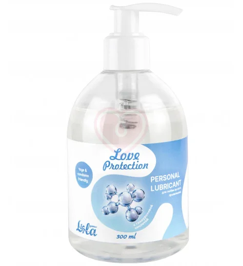 Лубрикант с пантенолом и гиалуроновой кислотой Love Protection 300 мл фото 1