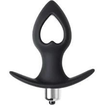 Анальная пробка расширитель с вибрацией Popo Pleasure by Toyfa Cordis S чёрная