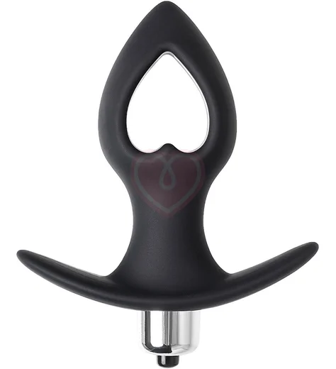 Анальная пробка расширитель с вибрацией Popo Pleasure by Toyfa Cordis S чёрная фото 1