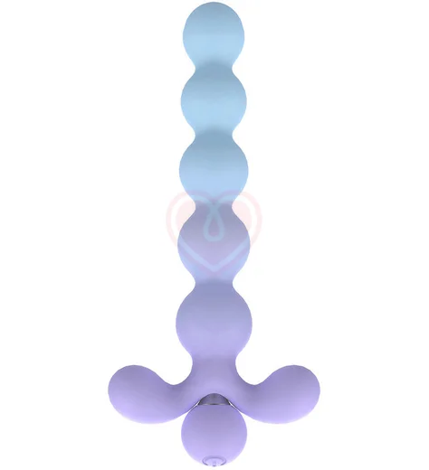 Анальная виброёлочка Youivic голубая фото 1