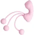 Вакуумный стимулятор клитора с виброшариками Youvic розовый фото 1