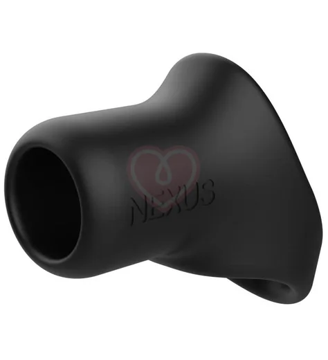 Широкое эрекционное кольцо Nexus Rise чёрное фото 1