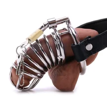 Кольцо верности Pipedream Chastity Belt с фиксацией головки с поясом