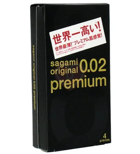 Ультратонкие полиуретановые презервативы Sagami Original 002 Premium 4 шт фото 1