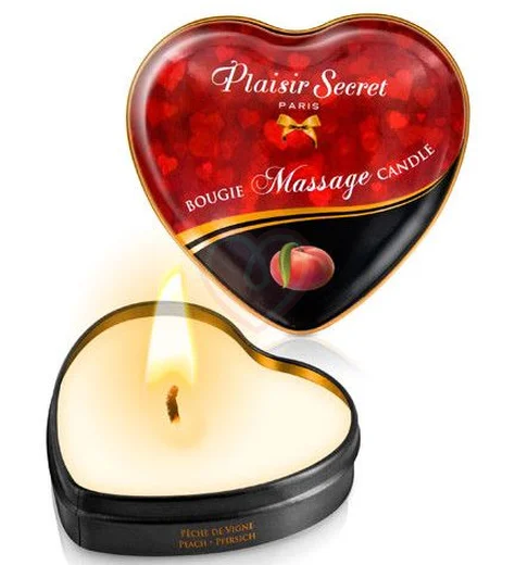Массажная аромасвеча-сердечко Concorde Gout Peche De Vigne Персик 35 мл фото 1