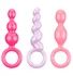 Набор цветных анальных стимуляторов Satisfyer Plugs фото 1