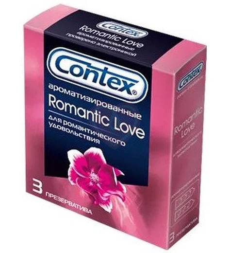 Презервативы Contex Romantic Love ароматизированные 3 шт фото 1