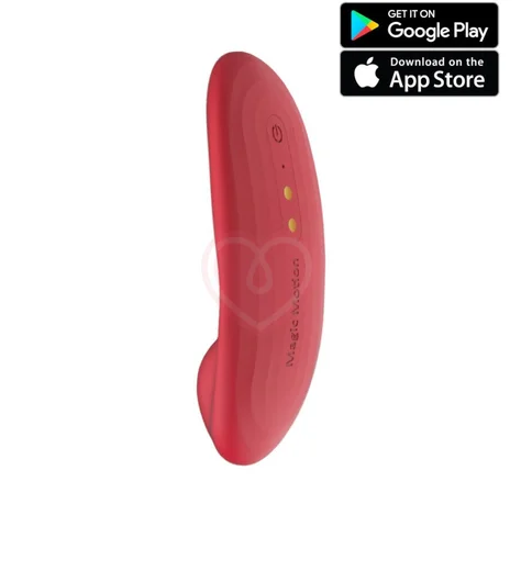 Вибратор для ношения Magic Motion Nyx с управлением от приложения красный фото 1