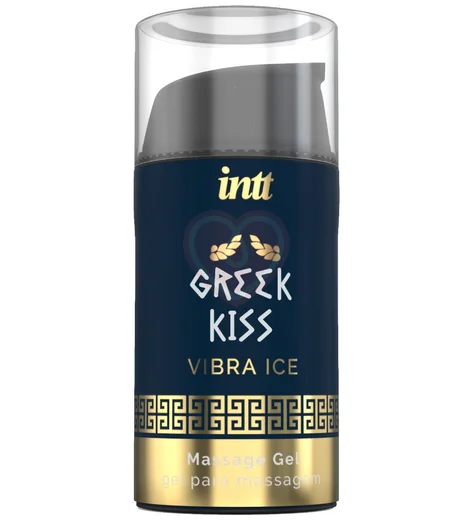 Охлаждающий анальный гель Intt Greek Kiss Vibra Ice 15 мл фото 1