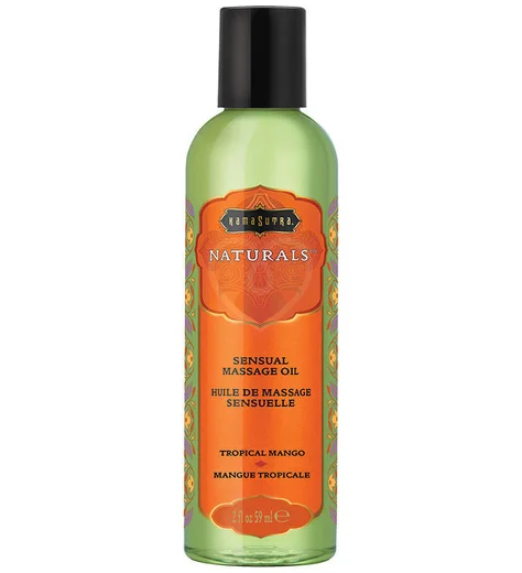 Массажное масло KamaSutra Naturals Tropical Mango Манго 59 мл фото 1