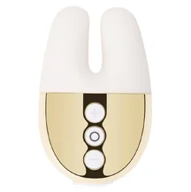 Мини-вибратор с двумя кончиками Le Wand Double Vibe белое золото