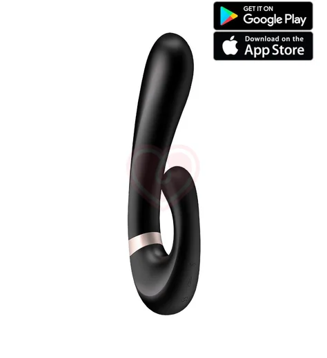 Вибратор Satisfyer Heat Wave с клиторальным стимулятором и нагревом чёрный фото 1
