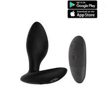 Анальная пробка We-Vibe Ditto+ с пультом и приложением чёрная