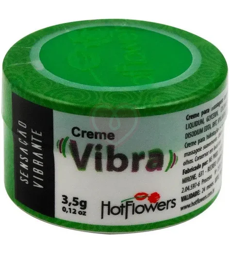 Возбуждающий крем Vibra с эффектом вибрации 3,5 г фото 1