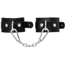 Наручники-браслеты со скругленными углами Pecado BDSM черные