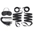 БДСМ набор из 3 предметов Bed Strap Flogger Kit черный фото 1
