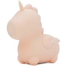 Клиторальный пульсирующий вибратор в виде единорога Unihorn Heart Throb розовый