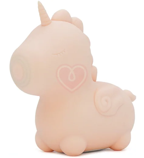Клиторальный пульсирующий вибратор в виде единорога Unihorn Heart Throb розовый фото 1