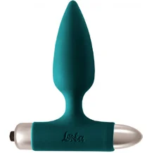 Анальная вибропробка со смещенным центром тяжести Spice it up New Edition Glory зелёная