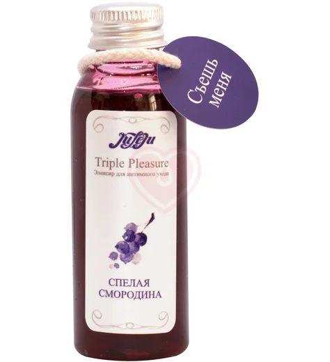 Эликсир для орального секса Juleju Triple Pleasure Спелая смородина 65 г фото 1