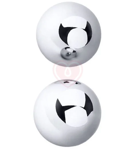 Вагинальные шарики из медицинской стали Metal by Toyfa серебристые 3 см фото 1