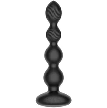 Анальная вращающаяся виброёлочка Nexus Tornado Beaded Probe Large чёрная