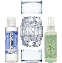 Набор Fleshlight Quickshot Vantage со смазкой и очищающим спреем