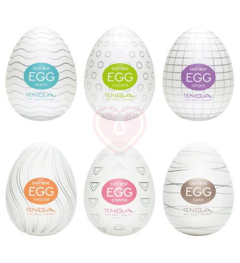 Набор мастурбаторов в форме яйца Tenga Eggs Set 6 шт фото 1