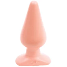 Пробка анальная большая Butt Plugs Smooth Classic Large телесная