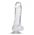 Прозрачный фаллоимитатор на присоске Crystal Clear Dong прозрачный фото 1