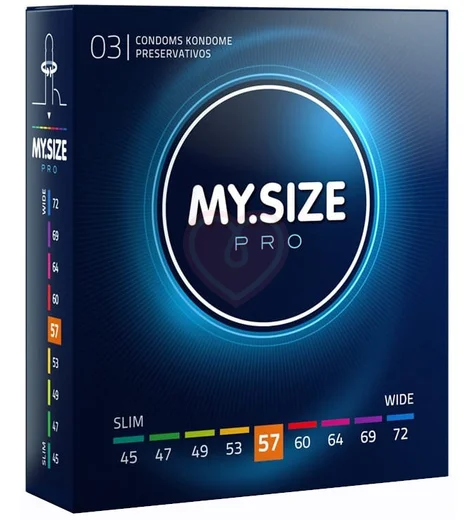 Презервативы увеличенного размера MY.SIZE №57 3 шт фото 1