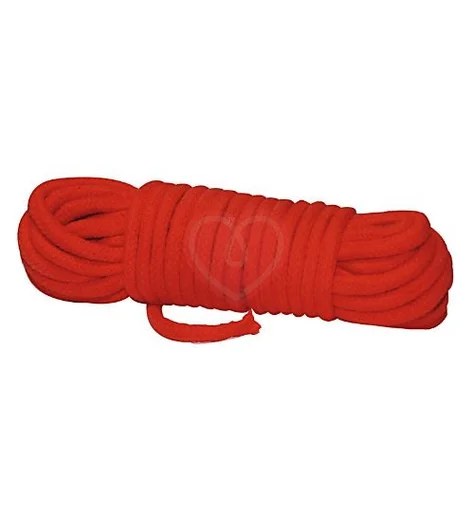 Хлопковая верёвка Shibari Bondage для связывания Шибари 7м красная фото 1