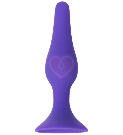 Силиконовая анальная пробка ToyFa A-Toys малая фиолетовая фото 1