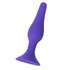 Силиконовая анальная пробка ToyFa A-Toys малая фиолетовая фото 3